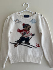 RALPH LAUREN GEBREIDE POLO BEAR TRUI