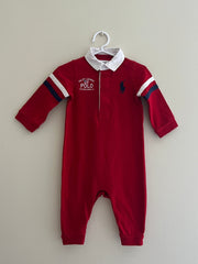 RALPH LAUREN RODE POLO ROMPER/ONESIE
