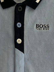 HUGO BOSS ZACHTE PYJAMA POLO STYLE MET KNOPJES