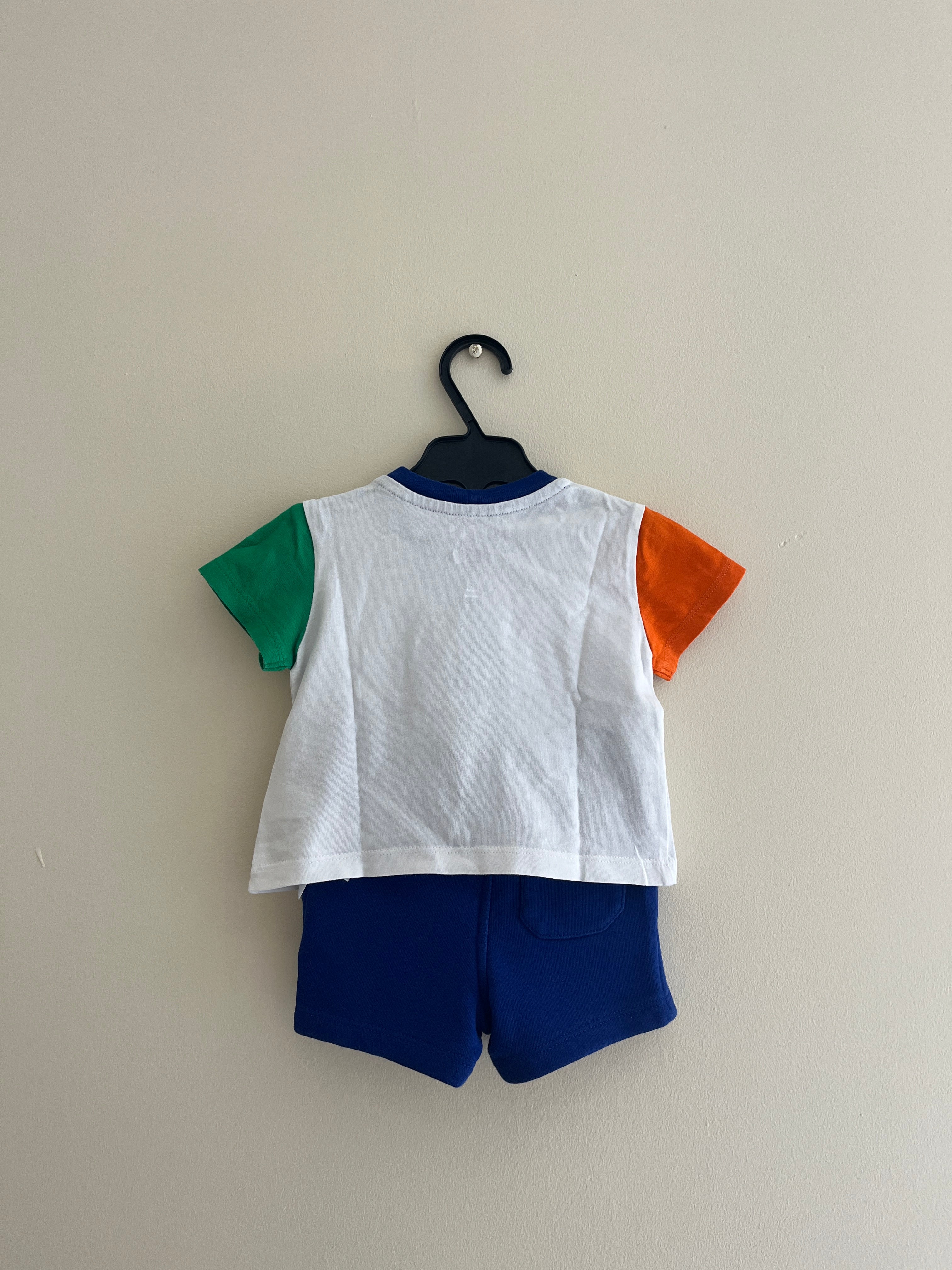 RALPH LAUREN POLO BEAR TRAININGSSET T-SHIRT MET SHORT