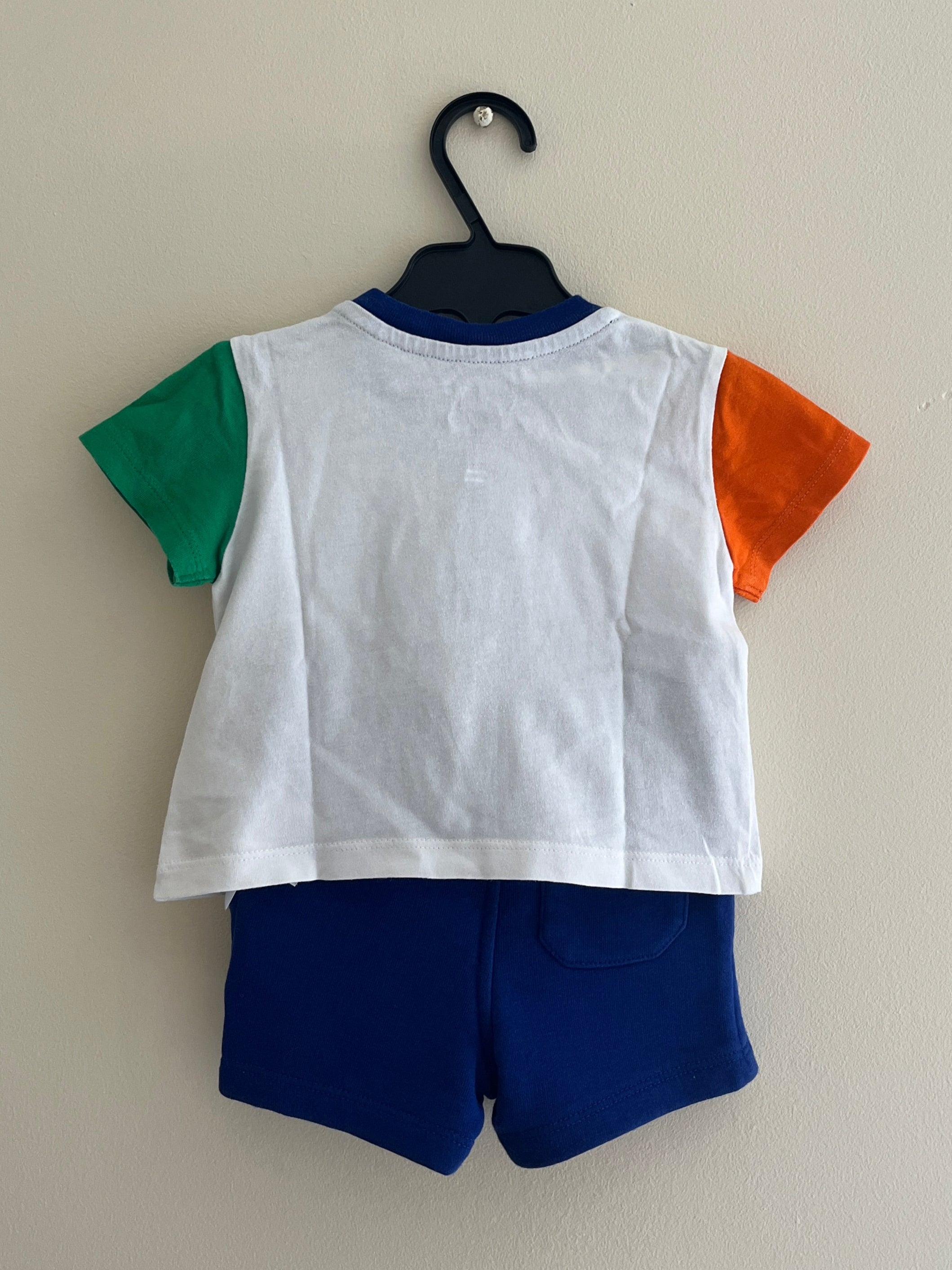 RALPH LAUREN POLO BEAR TRAININGSSET T-SHIRT MET SHORT