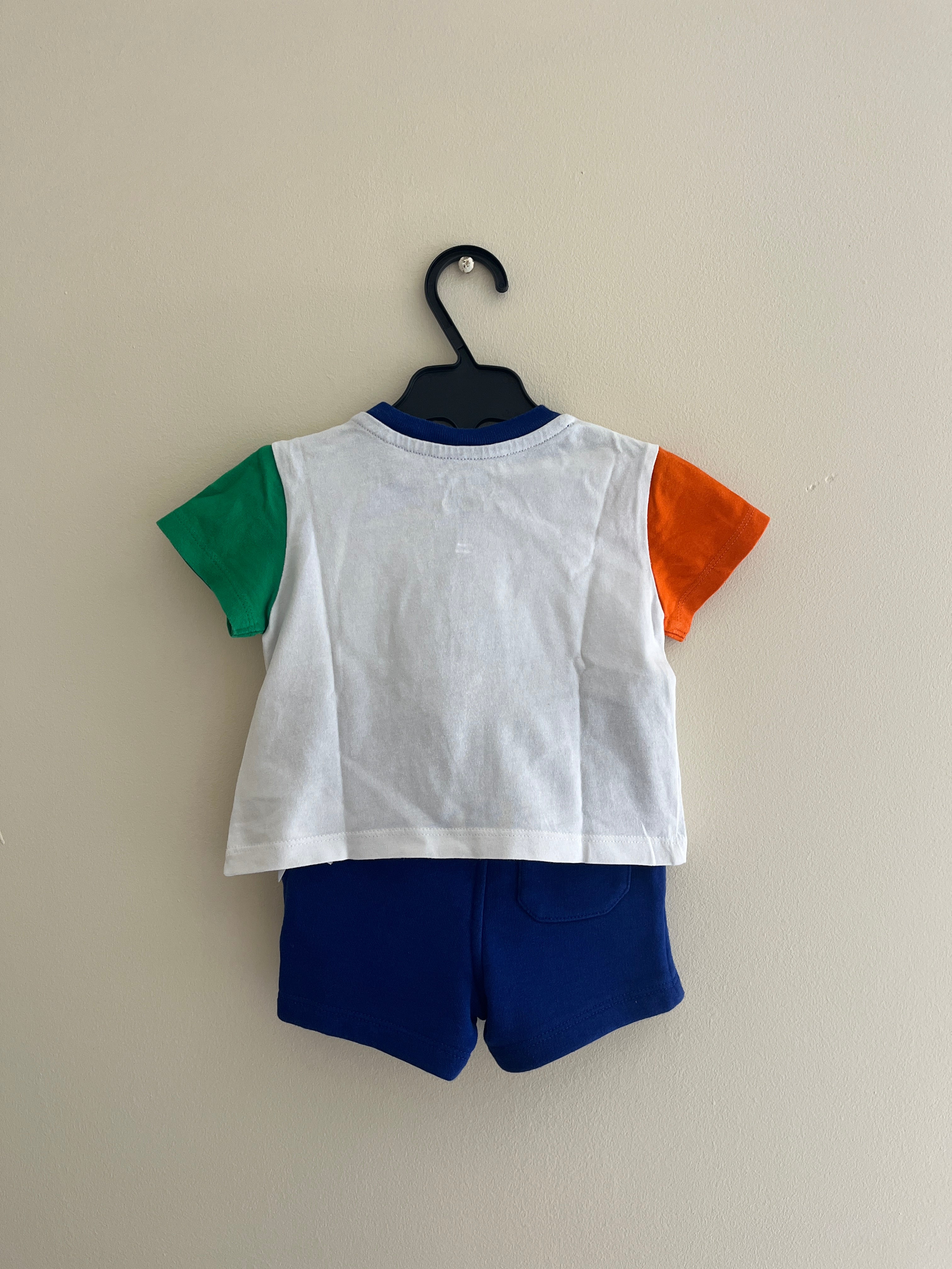 RALPH LAUREN POLO BEAR TRAININGSSET T-SHIRT MET SHORT