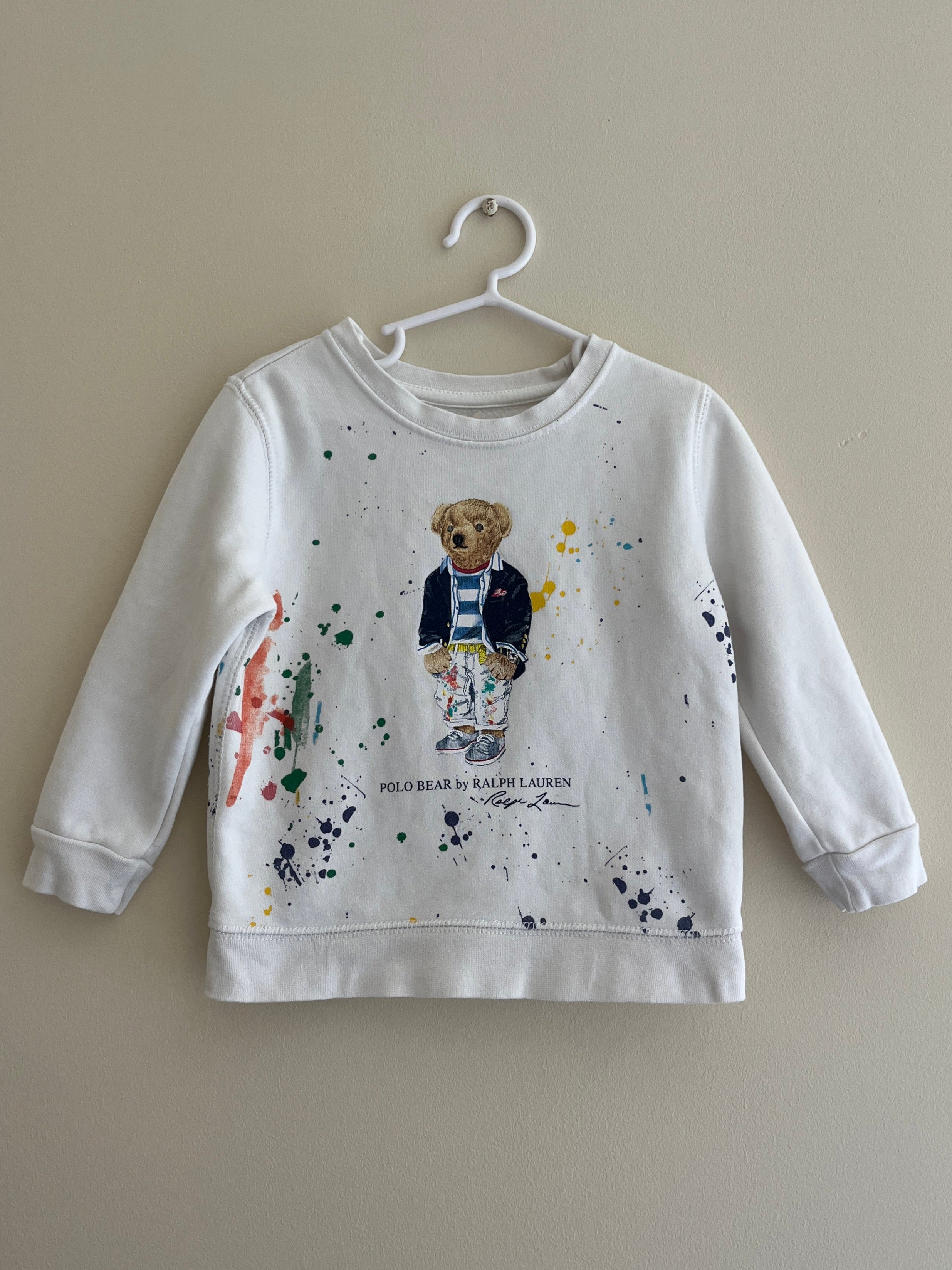 POLO RALPH LAUREN SPECIAL EDITION PAINT SPLATTER BEAR