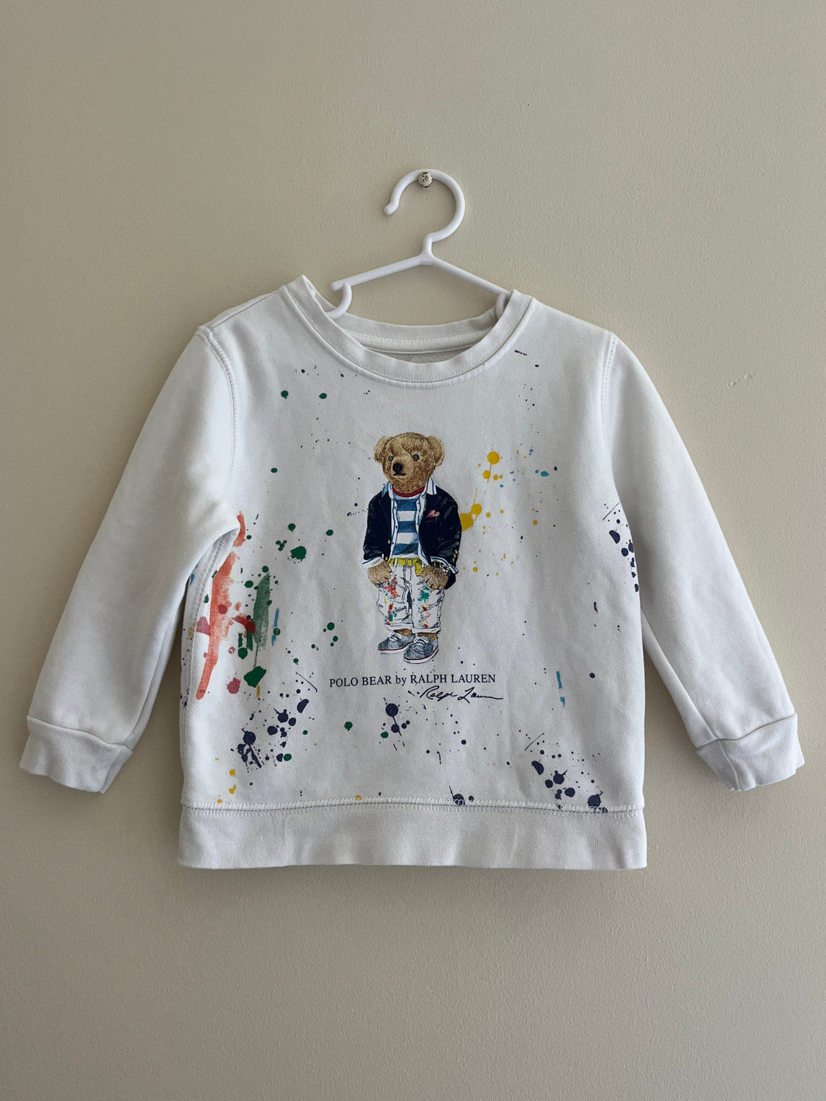 POLO RALPH LAUREN SPECIAL EDITION PAINT SPLATTER BEAR