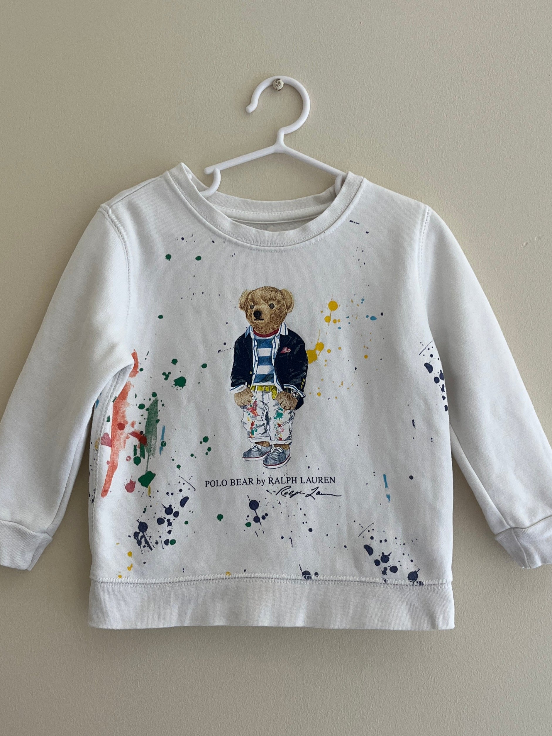 POLO RALPH LAUREN SPECIAL EDITION PAINT SPLATTER BEAR
