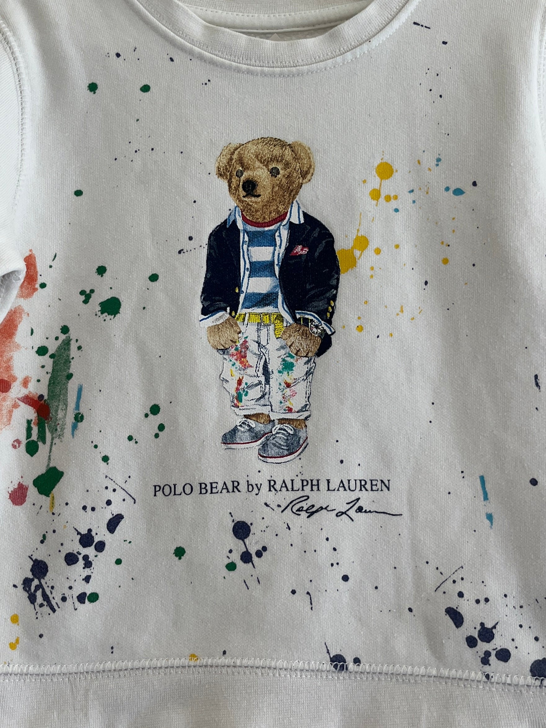 POLO RALPH LAUREN SPECIAL EDITION PAINT SPLATTER BEAR