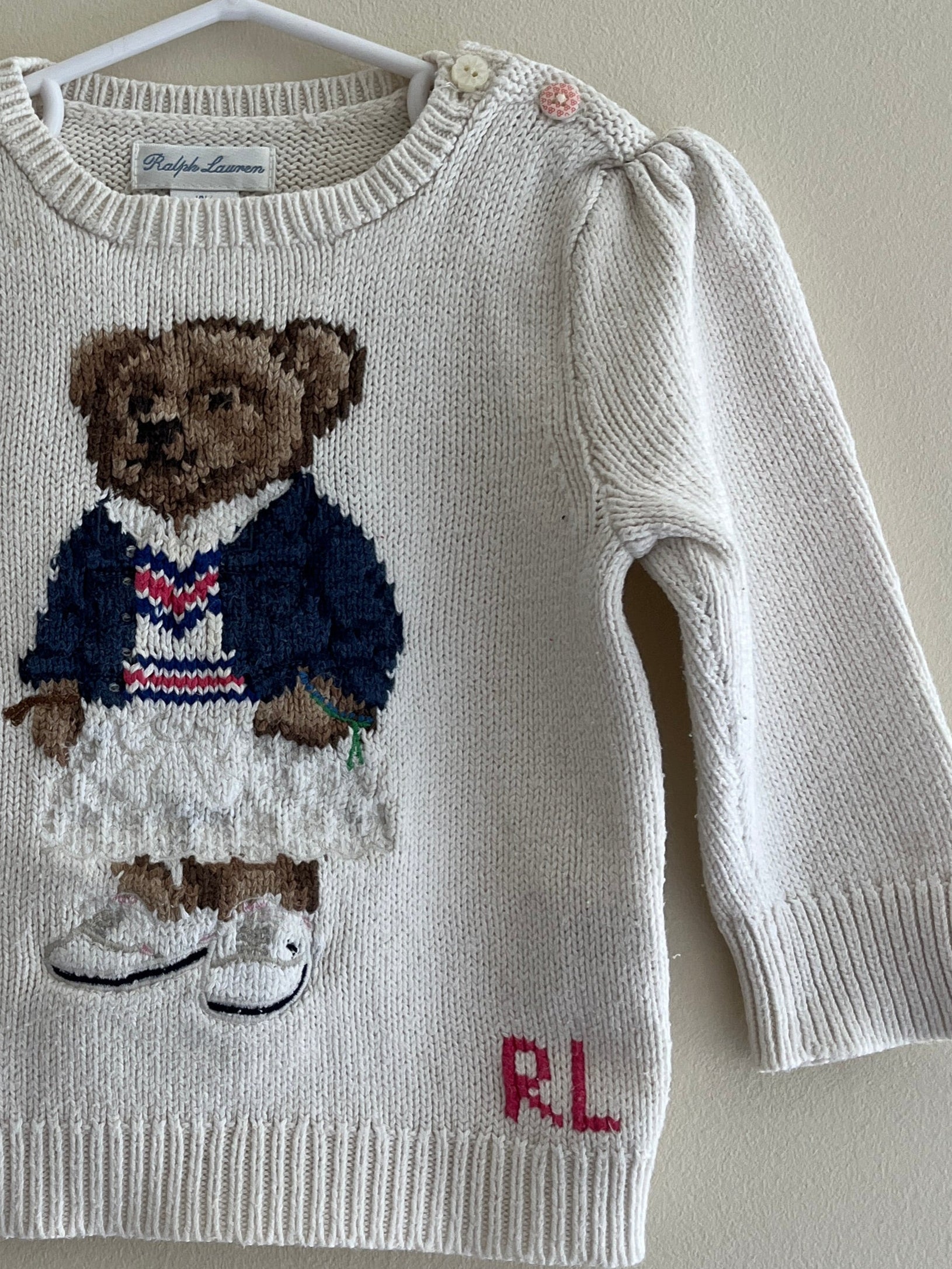 POLO BEAR RALPH LAUREN GEBREIDE WINTERTRUI