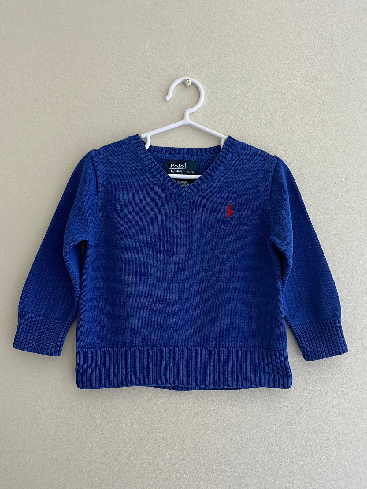 RALPH LAUREN PULLOVER MET V HALS