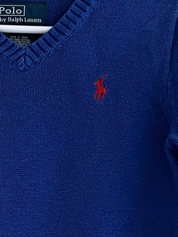 RALPH LAUREN PULLOVER MET V HALS