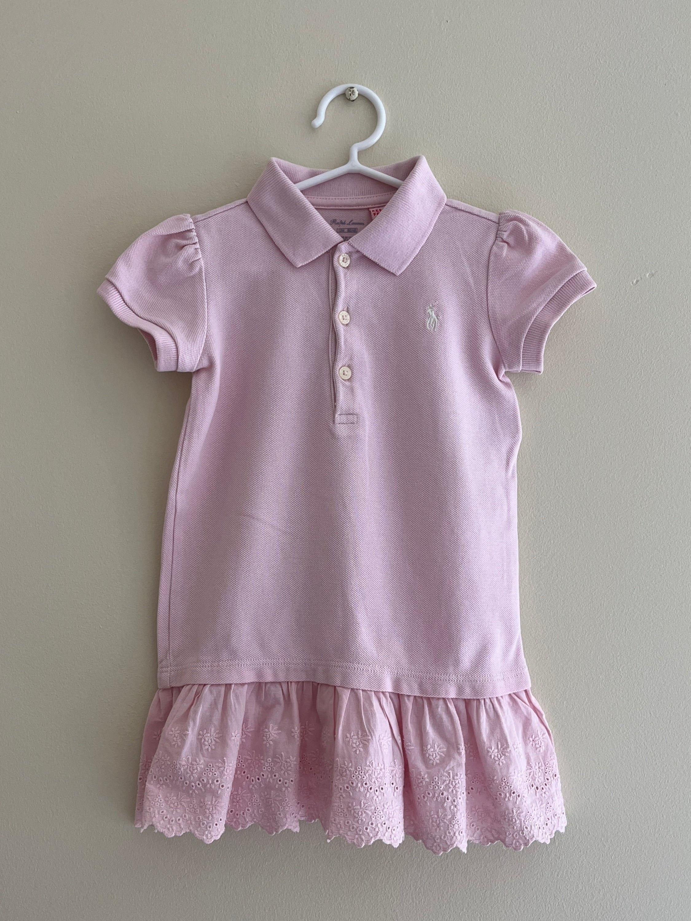 RALPH LAUREN JURK POLO STYLE MET BRODERIE