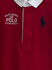 RALPH LAUREN RODE POLO ROMPER/ONESIE
