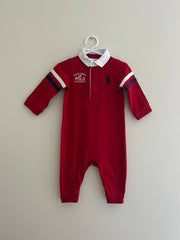 RALPH LAUREN RODE POLO ROMPER/ONESIE