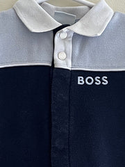 HUGO BOSS LICHTBLAUW ROMPER/ONESIE
