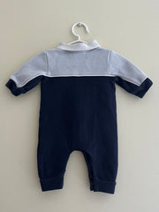 HUGO BOSS LICHTBLAUW ROMPER/ONESIE