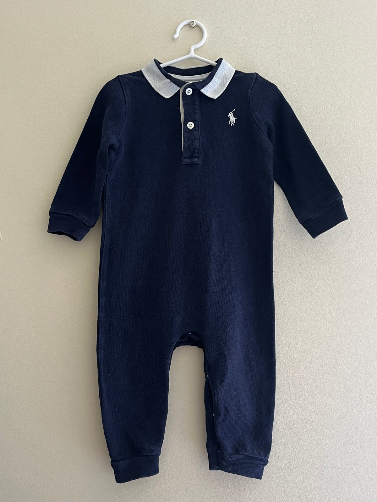RALPH LAUREN ROMPER/ONESIE MET KRAAG