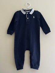 RALPH LAUREN ROMPER/ONESIE MET KRAAG