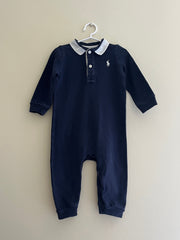 RALPH LAUREN ROMPER/ONESIE MET KRAAG